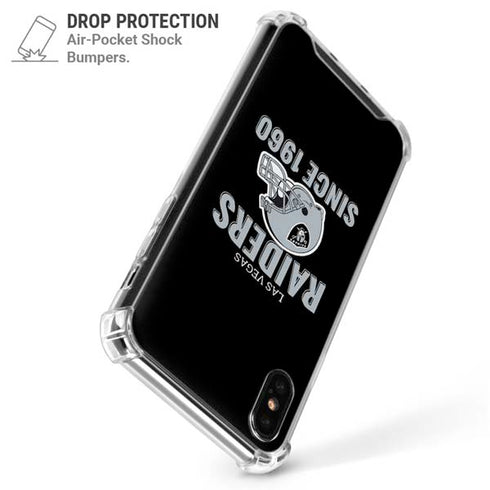NFL Las Vegas Raiders Helmet iPhone XS Max Clear Case